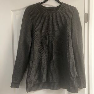 Dark grey JCrew sweater